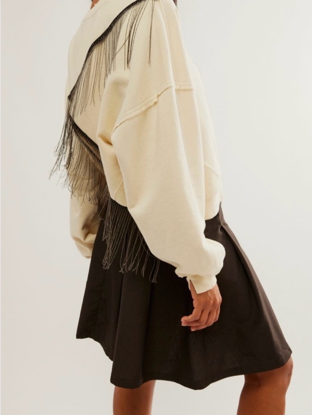 Free People X Tricia Fix Not My First Rodeo Sweatshirt NWT Size XL RT $169